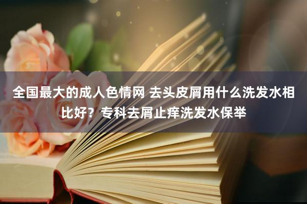 全国最大的成人色情网 去头皮屑用什么洗发水相比好？专科去屑止痒洗发水保举