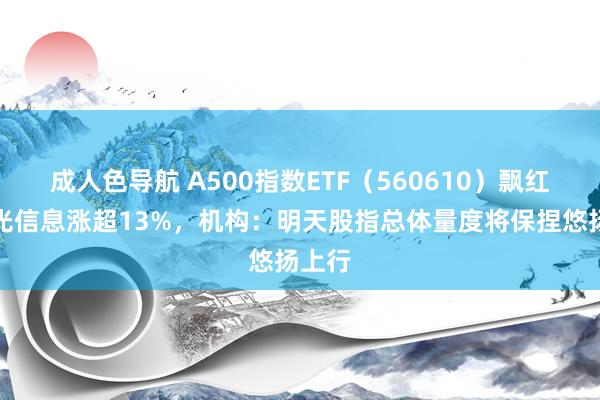 成人色导航 A500指数ETF（560610）飘红，海光信息涨超13%，机构：明天股指总体量度将保捏悠扬上行