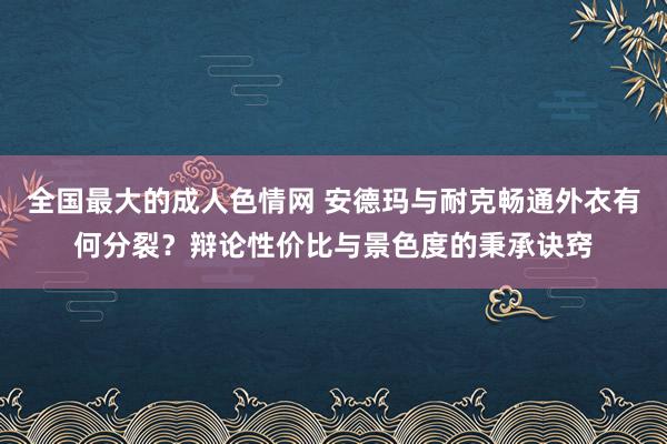 全国最大的成人色情网 安德玛与耐克畅通外衣有何分裂？辩论性价比与景色度的秉承诀窍